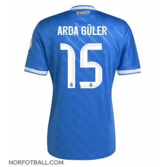 Billige Fotballdrakt Real Madrid Arda Guler #15 Replika Tredjedrakt 2025-26 Kortermet